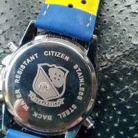Мъжки ръчен Часовник Citizen Blue Angels World Chronograph дата,ден час в месеца, снимка 7 - Мъжки - 39795590