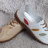 Обувки, естествена кожа, три цвята, код 352/ББ1/65, снимка 3 - Дамски ежедневни обувки - 40440126