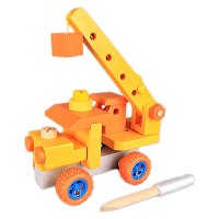 Детски дървен конструктор Кран, снимка 1 - Конструктори - 40274978