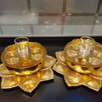 Комплекти чаши за ром, алуминий, снимка 7 - Антикварни и старинни предмети - 39829892