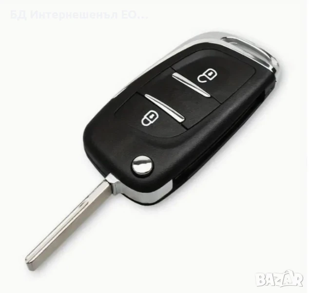 Кутийка за ключ с 2 бутона CITROEN PEUGEOT, снимка 1
