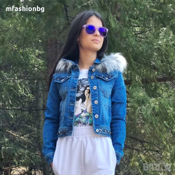 Дамски дънкови якета City Angels Jeans, снимка 1