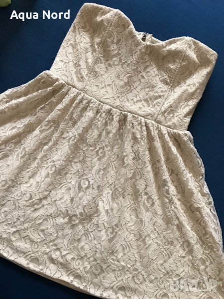 Елегантна дантелена рокля Л, снимка 1