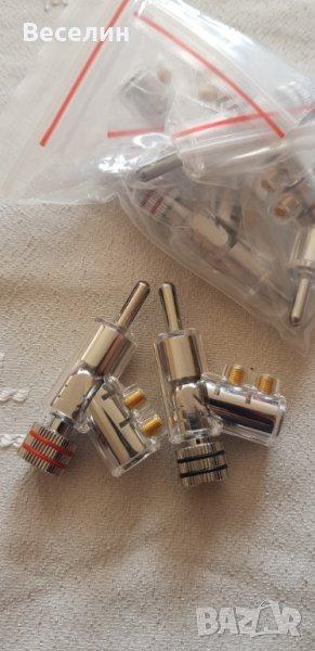 Родиеви банан конектори за тонколони, снимка 1