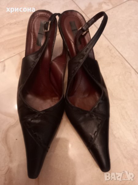 Дамски официални обувки ,естествена кожа, 40 номер,български, снимка 1