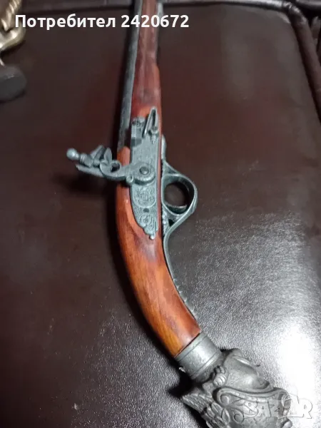 уникален модел кремъчен  пищов , снимка 1