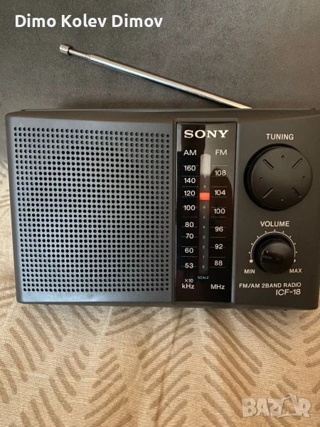 SONY ICF 18, Ново Радио, Транзистор. RARE!, снимка 1