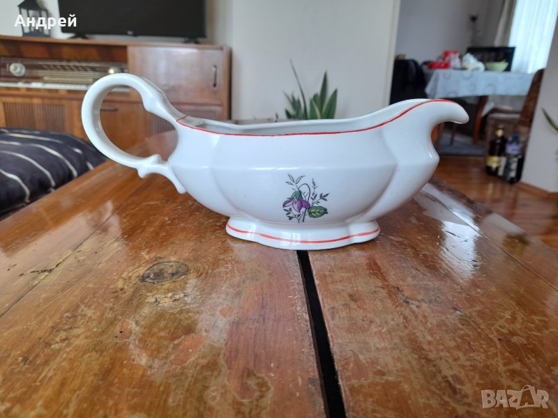 Стара порцеланова сосиера #5, снимка 1