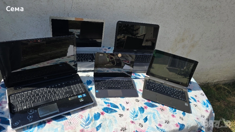 лаптопи сурови 5 бр за части или за ремонт , снимка 1