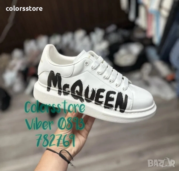 Мъжки бели кецове Alexander McQueen/BR41b, снимка 1