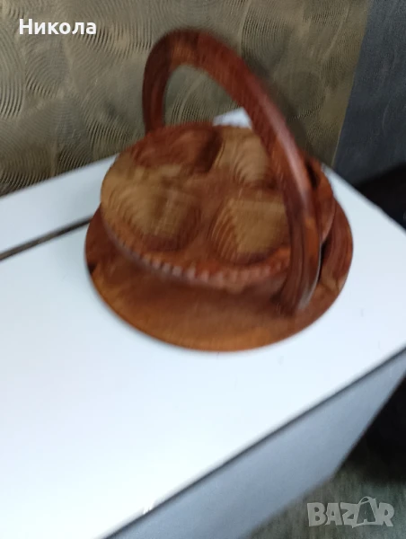 Фруктиера от екзотична дървесина, снимка 1