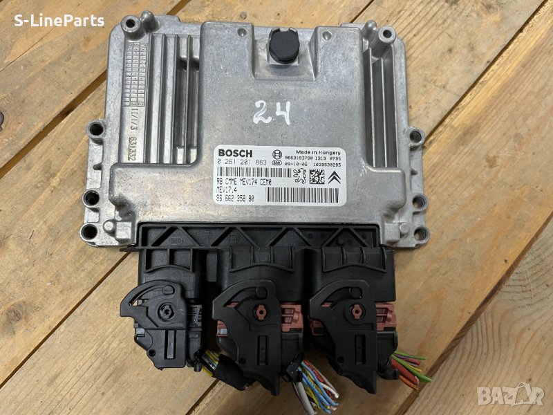 Компютър двигател Peugeot 207 1.4 1.6 VTi 207 cc 1.6 16V 308 1.4 1.6 VTi #24, снимка 1