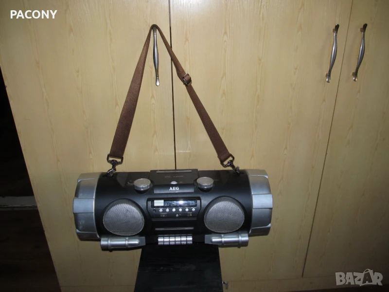 радиокасетофон AEG  - 2 броя  Бумбластер AEG SRR 4317, снимка 1