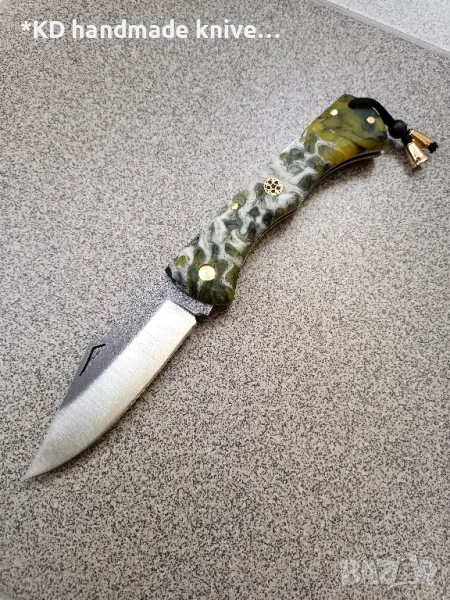 Сгъваем нож ръчно изработен, снимка 1