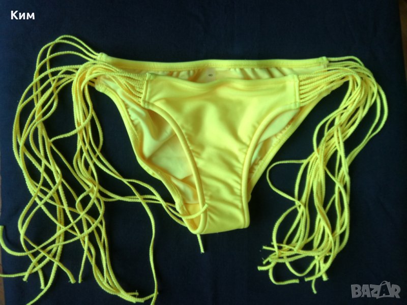 Бански / бикини в жълто с ресни ЯКО, снимка 1