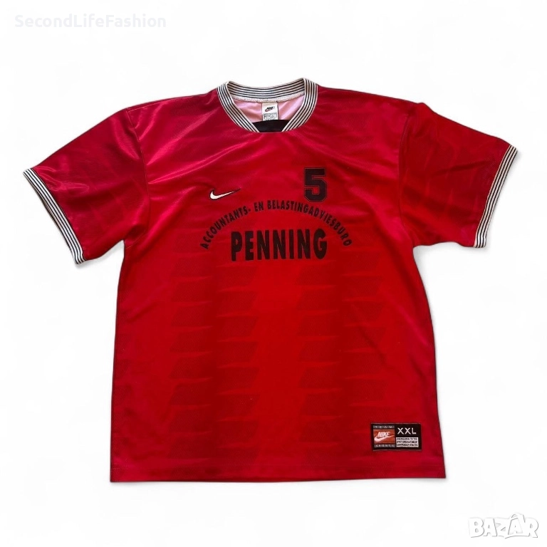 Футболна фланелка Nike Team 90s Vintage Template мъжка XXL червена, снимка 1