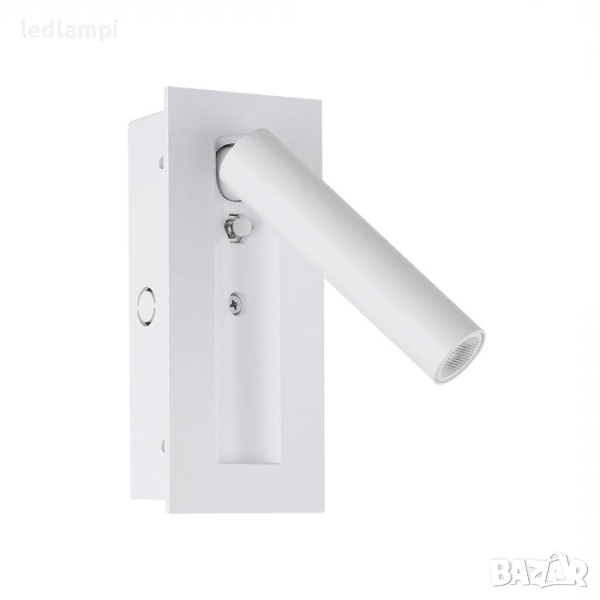 LED Аплик 2W За Вграждане Бял Топло Бяла Светлина, снимка 1