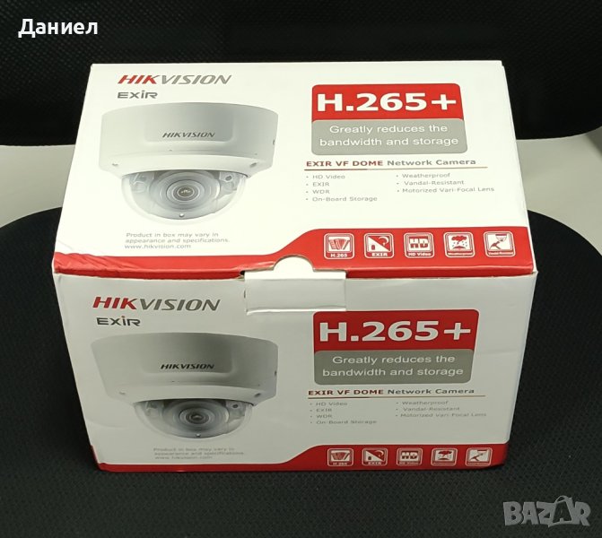 5MP IP камера с варифокален обектив Hikvision DS-2CD2755FWD-IZS, снимка 1