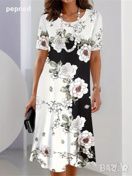 Стилна рокля рЛ, снимка 1