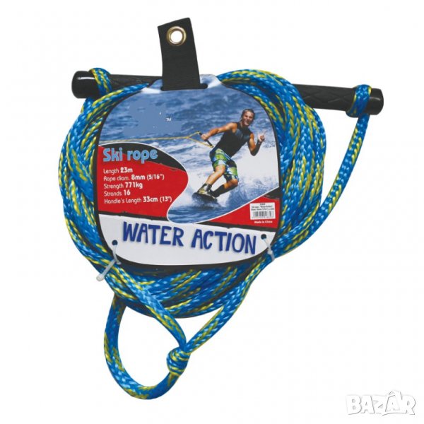 Въже за теглене на водни ски и уейкборд 23м 8мм, снимка 1