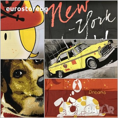 Декоративни калъфки за възглавници с различни апликации, 100 % памук, 63 х 63 см, снимка 1