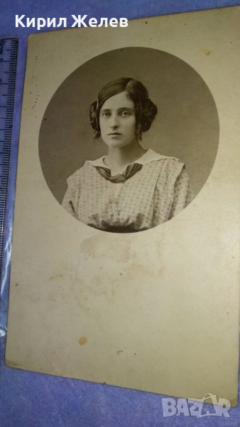 1914г. СТАРИННА ПОРТРЕТНА ХУДОЖЕСТВЕНА ФОТОГРАФИЯ СНИМКА КАРТИЧКА за СПОМЕН ЦАРСТВО БЪЛГАРИЯ 14424, снимка 1