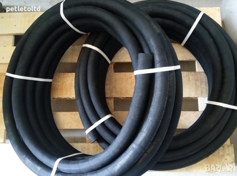 Маркуч гумено-текстилен за вода с вътрешен отвор Ф 32 мм (топ 20 метра), снимка 1