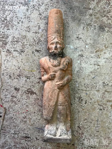 Старинна теракотена фигурка , снимка 1