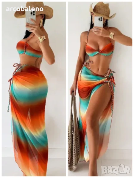 Секси дамски бански костюм от три части , снимка 1