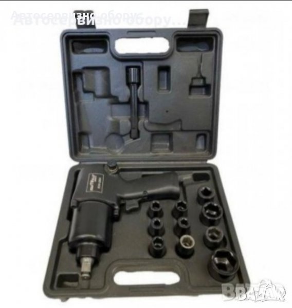 Немски ГАЙКОВЕРТ В КУФАР С ВЛОЖКИ 1/2 KW 1200НМ, снимка 1