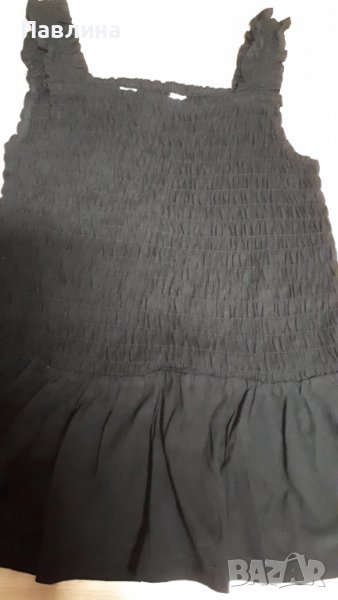 Черен потник туника 146-152 см.С етикет.HM.8лв, снимка 1