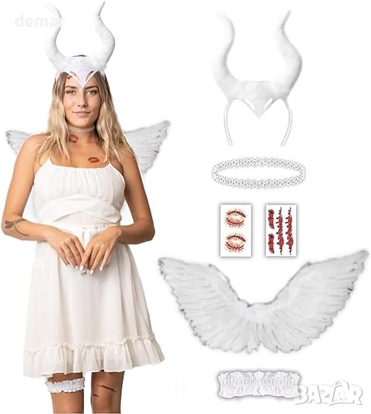 Костюм за Хелоуин за жени - Един размер, подходящ за всички, 6 части, снимка 1