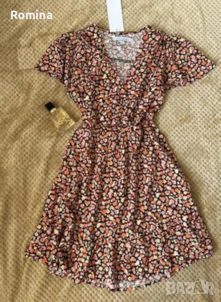 Красива лятна дамска рокля с цветен десен

, снимка 1