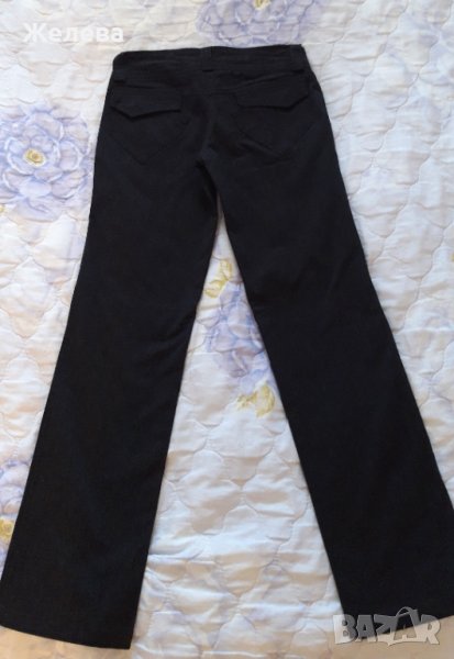 2 бр. тъмно сиви панталнони с тънко райе, снимка 1