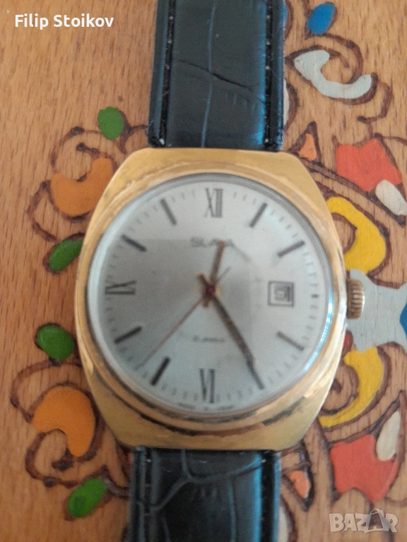 Мъжки часовник Слава позлатен, снимка 1