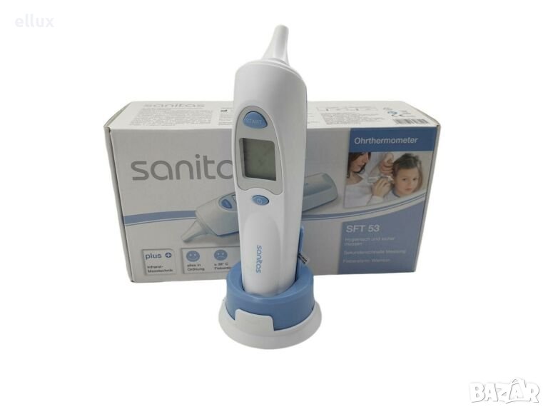 Електронен термометър за ухо Sanitas SFT 53, снимка 1
