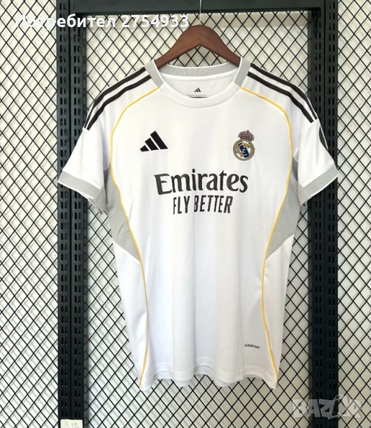 Тениска на Real Madrid CF за сезон 25/26 в отлично състояние!, снимка 1