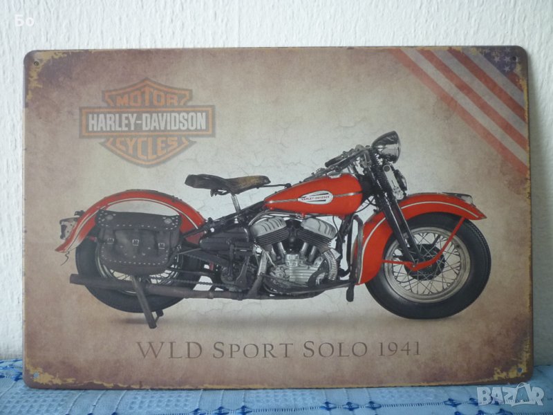 метална табела Harley-Davidson, снимка 1