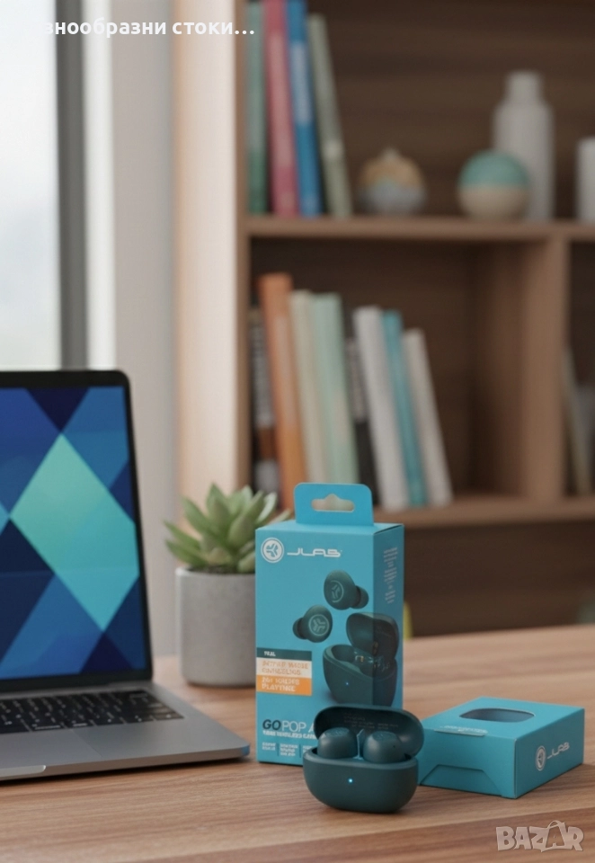 Безжични слушалки JLab GO Pop 2 - Страхотен Звук, снимка 1