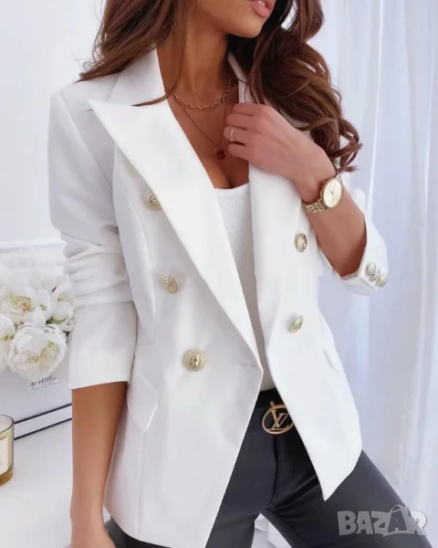 Сако с копчета с ефектна визия , снимка 1