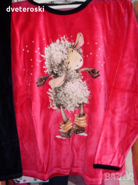 Дамска пижама плюш Л размер, снимка 1