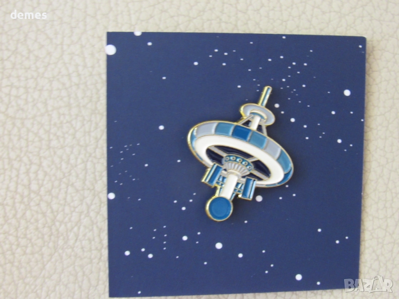 Луксозна значка - Космически спътник, Москва, Русия, снимка 1