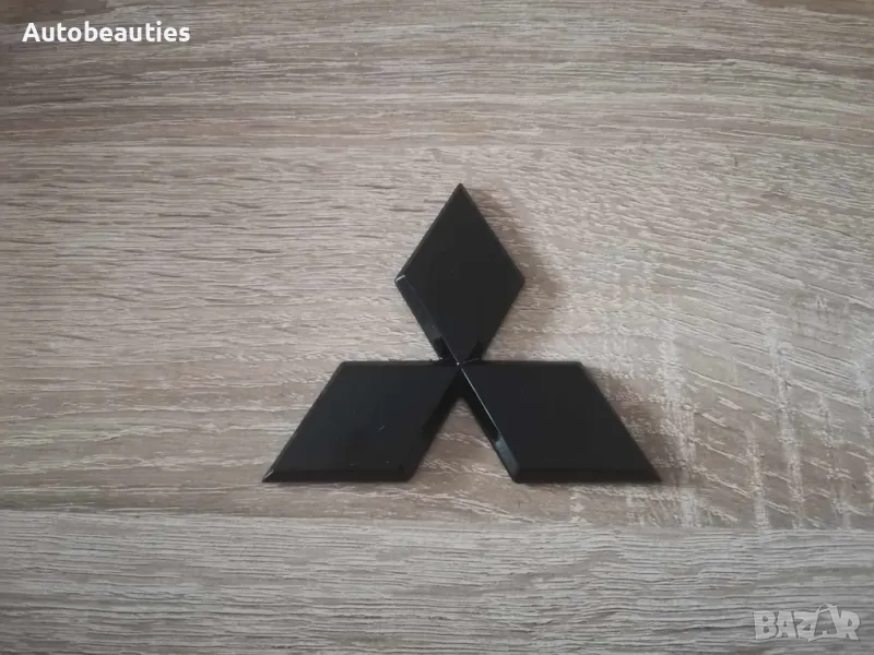 черно лого Mitsubishi 9.5 см, снимка 1
