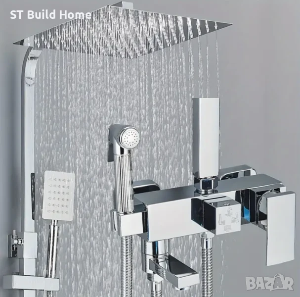 Луксозна Регулируема Душ Система с Биде Пръскачка! , снимка 1