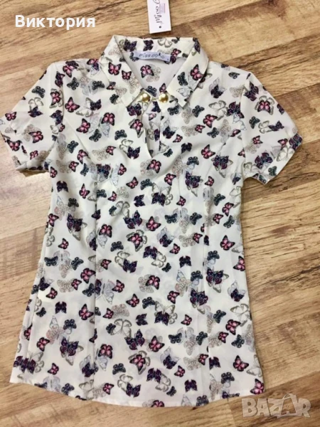 Риза с пеперуди, снимка 1