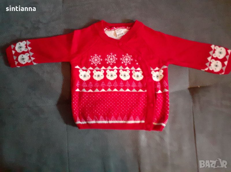 Две коледни косюмчета НОВИ 62-68 размер, снимка 1