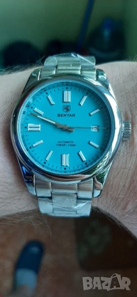 Нов луксозен мъжки самонавиващ ръчен часовник BENYAR,нов, снимка 1