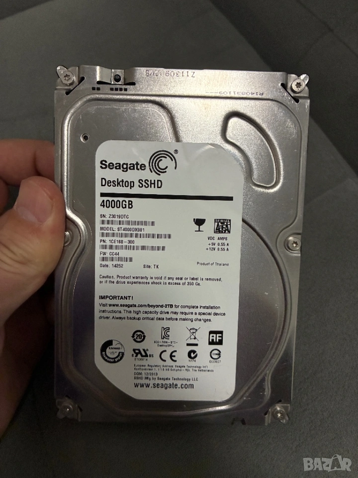 Seagate 4TB HDD - Хард диск, снимка 1