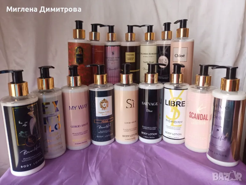 BODY LOTION/ЛОСИОН ЗА ТЯЛО с дълготраен аромат на известни марки 250мл, снимка 1