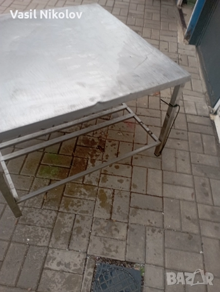 Маса от неръждаема стомана , снимка 1